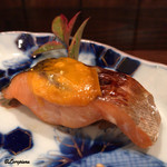 うぉんさい - 桜鱒の幽庵チェダーチーズ焼
