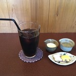 ジャム cafe 可鈴 - 食後のアイスコーヒー