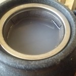 香季清流庵 - 土瓶内の蕎麦湯