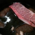 多牛・壱岐牛を焼く