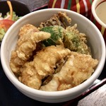 板そば 仁や - ミニ穴子丼