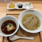 飯田商店 - 「つけ麺（濃厚昆布鰹水出汁）」1000円