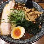 屯ちん - 魚豚ラーメンの大盛り。