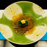 柏屋 大阪千里山 - 冬瓜素麺 ホワイトセロリ 掛け出し すり生姜