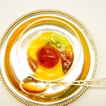 柏屋 大阪千里山 - ピオーネ マンゴー キウイ 蜂蜜ゼリー