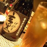 ＳＡＬＡ - 麦焼酎「玄黒」荒濾過常圧蒸留の麦茶割り