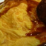 蘭亭オムライス - 卵はとろんとろん