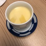 酒蔵居酒屋 ゴエモン - お通し 茶碗蒸し