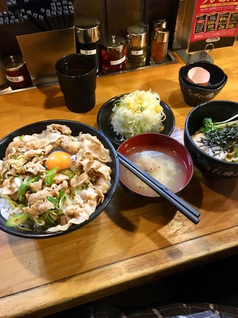 すた丼飯増し 油そばセット By 幸徳春水 伝説のすた丼屋 道頓堀店 大阪難波 豚丼 食べログ