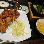 石焼炒飯店 - 唐揚げ定食