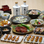 一番どり - コース料理のイメージです。画像はスタンダードな「一番どりコース」