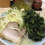 ラーメン家 - ネギラーメン（塩）
      ※ほうれん草トッピング