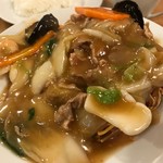 南海飯店 - かたい焼ソバアップ