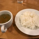 南海飯店 - ライスとスープ