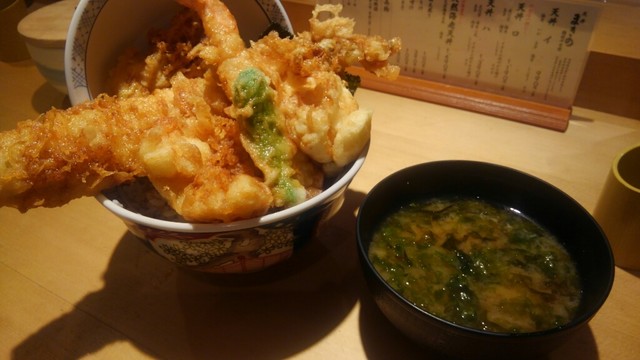 天丼まきの 難波千日前店 大阪難波 天丼 天重 食べログ