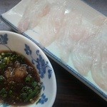 美よし野寿司 - カワハギ薄造り