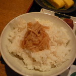 割烹 萬津 - なめたけご飯☆