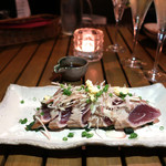 恵比寿 箸庵 - 初鰹のたたき