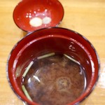 天寿し - 味噌汁