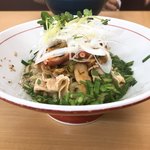 きくや - 豚キム豚キムにら葱ピリ辛まぜそば～納豆飯～