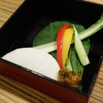 ポン酒と四季の炭焼 オリオリ - お通し