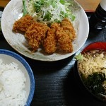 江戸家 - カキフライ定食