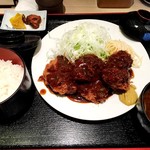 Tonkatsu Sou Fujimaru - へれかつ3個定食