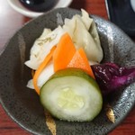 誠庵 - 自家製の漬物