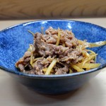 家庭料理 小川 - 牛肉しょうが煮