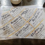 トリワイン ＰＩＫＯＳＨＨＨＵ - 夏の小皿料理メニュー