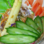 鳥伊勢 - 野菜サラダ