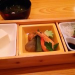 味の郷 - 料理写真:これに天ぷらが付いていました。