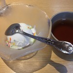 夾竹園 - デザートのアイスはコーヒーにも変更できました