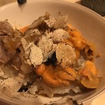 はらまさ - トリュフご飯全部のせの完成です(о´∀`о)