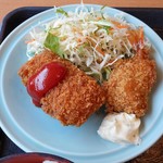 うま吉 - エビフライ＆クリームコロッケ 2018.6