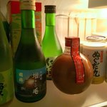 中国醸造 - マイ・セラー(というか冷蔵庫)に鎮座している「もみじ饅頭のお酒」。