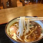 Yurari No Yu - 冷凍かな？ガチっとした硬麺
                      一般的なのよりゴア感がなく細めの仕様