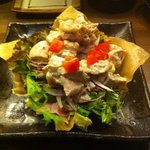 地鶏庵 - トリマヨサラダ