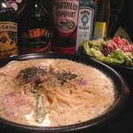 CAFE＆BAR EN - 濃厚！濃厚！！濃厚！！！なクリームパスタ