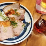 らーめん森や。 - 吊るし焼きちゃーしゅーもり-辣油がけ
