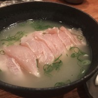 鶏一途 - 霜降り地鶏のスープ茶漬け！