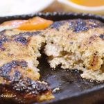 クレープカフェ デュボア - ハンバーグと焼肉の鉄板焼１０００円