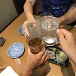 Tebasaki Shin - 黒霧島、焼酎、ソフトドリンクで乾杯