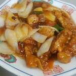 大養軒 - 酢豚ハーフ390円