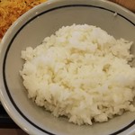 丸亀製麺 - 天丼用ごはん 税込130円(2018.06.08)