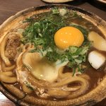 煮込うどん 山本屋本店 エスカ店 - トップフォト 味噌漬けささみと九条ネギ味噌煮込みうどん