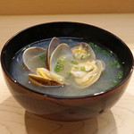 日本橋蛎殻町 すぎた - アサリの味噌汁