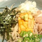 本むら庵 - 新メニューの冷たい雲丹蕎麦