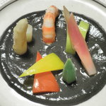 仙郷樓 奥の樹々 - 夏野菜のパレット