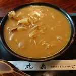 Maruyoshi - カレーそば。懐かしい蕎麦屋のカレー。クセになる味わいです。